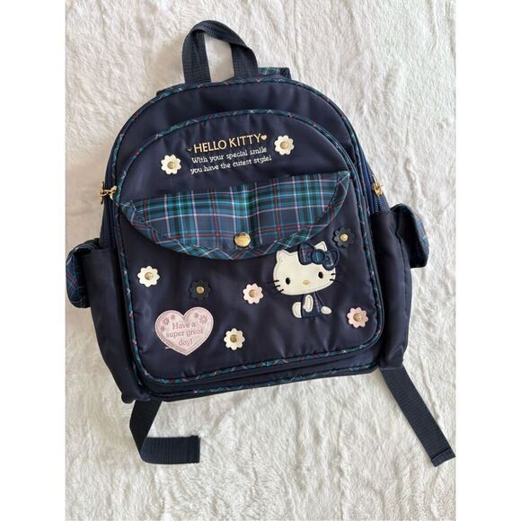Blue Hello Kitty Toddler Backpack - Picture 1 of 9